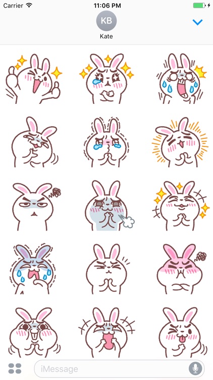 Lill The Funny In Love Bunny Sticker Vol 2