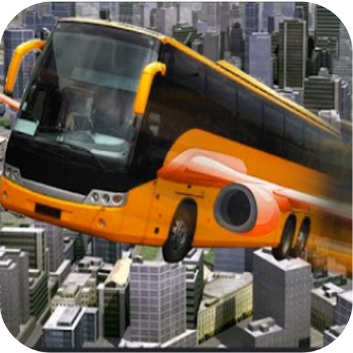 Modern Flying Bus Simulator : Space Shooter Icon
