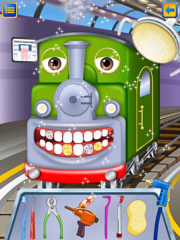 Train Dentist & Wash: Kids Game with Trolley для iPad