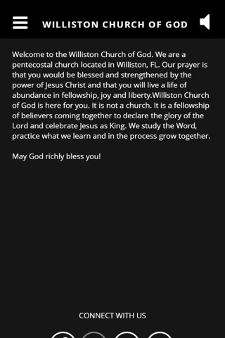 Williston Church of God screenshot 2