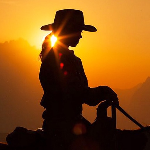 country girl silhouette