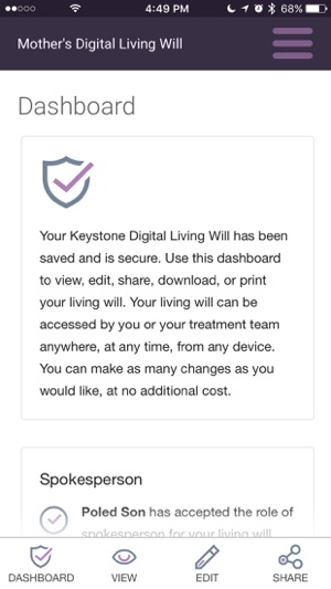 Keystone Digital Living Will(圖2)-速報App