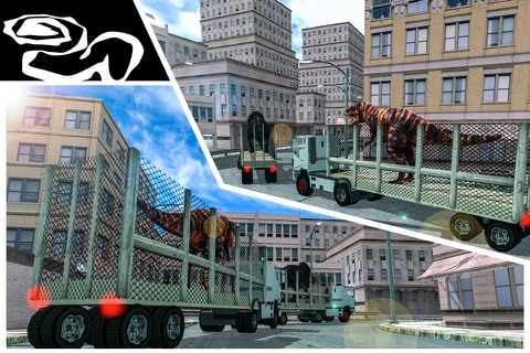Off-Road Dino Transport Truck & Flight Simulator screenshot 3