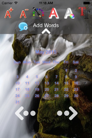 Calendar Wallpaper Studio screenshot 3