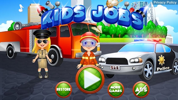 Kids Jobs - Boys & Girls Preschool Salon Games screenshot-3