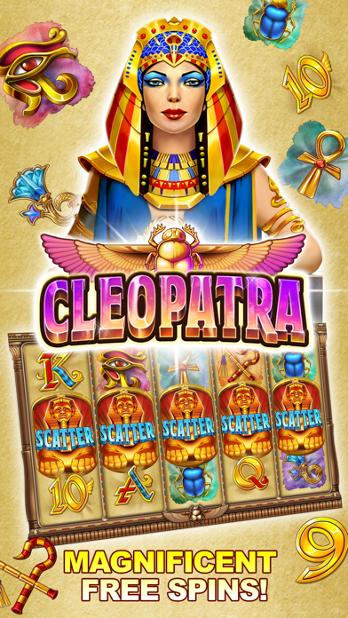 How to cancel & delete Egyptian Queen Casino - Deluxe Slots! from iphone & ipad 1