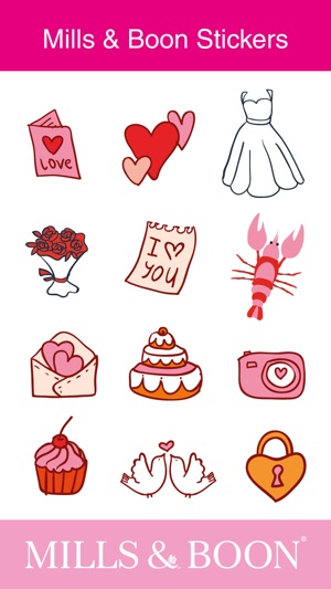 Mills & Boon Happy Ever After iMessage Stickers(圖3)-速報App