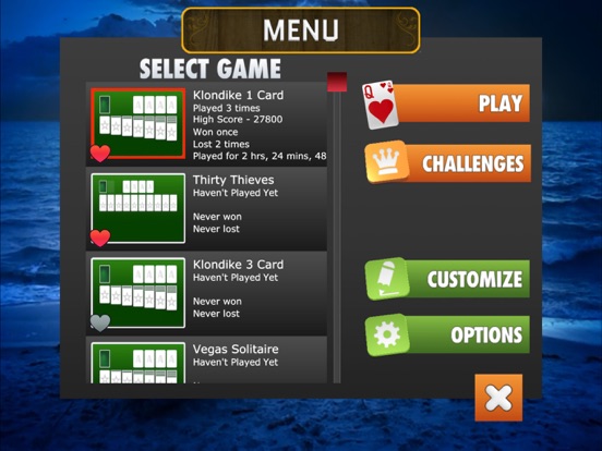 Игра Full Deck Pro Solitaire