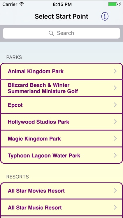 OLP WDW Transportation Wizard for Disneyworld