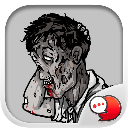 Jookgru Zombie Sticker Emoji Keyboard By ChatStick