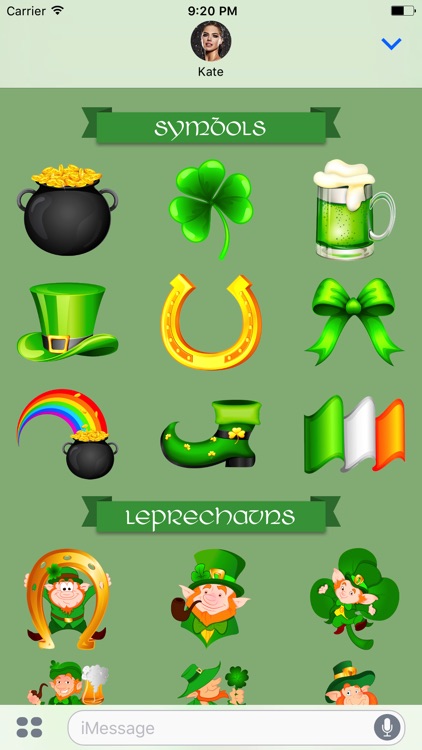 St. Patrick's Day Stickers Pack