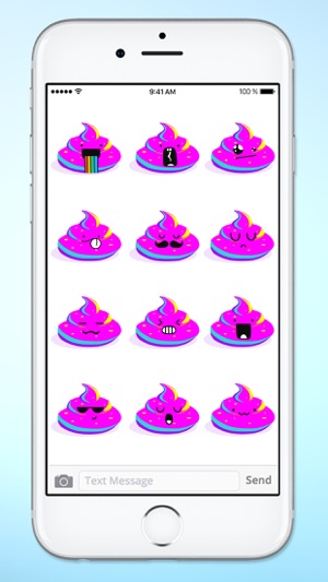 Unicorn Poop Emojis Sticker Pack(圖5)-速報App