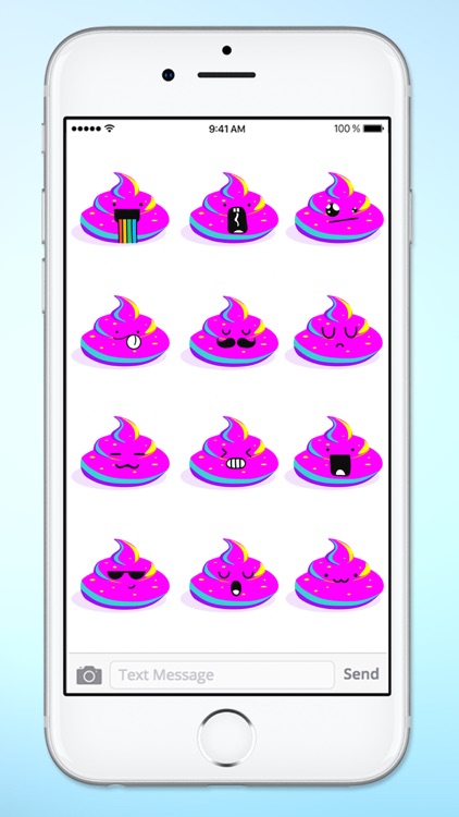 Unicorn Poop Emojis Sticker Pack screenshot-4