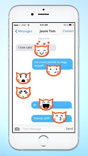 Cat Faces Emoticons Sticker Pack(圖2)-速報App