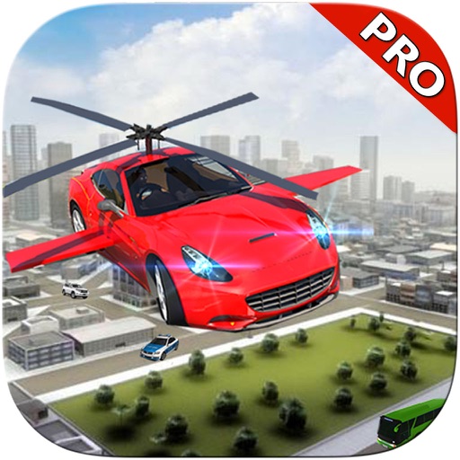 Helicopter Car Flying Relief Pro