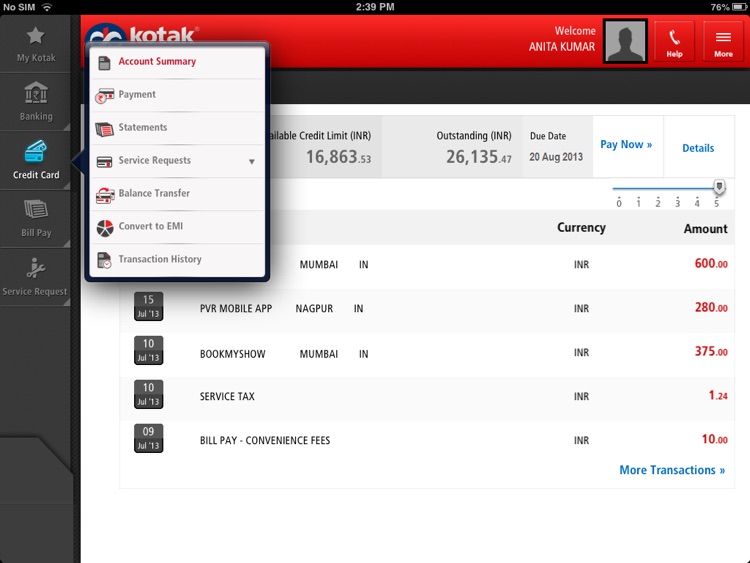 Kotak Bank for iPad screenshot-4