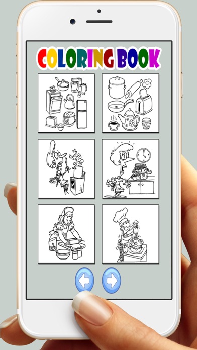 How to cancel & delete Printable Cooking Coloring Book Game For Kids from iphone & ipad 4