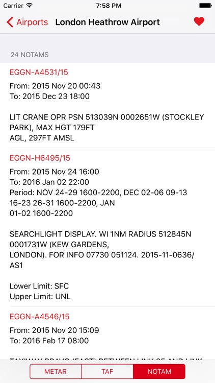 AirWeather - Airport METAR, TAF & NOTAM Data screenshot-3