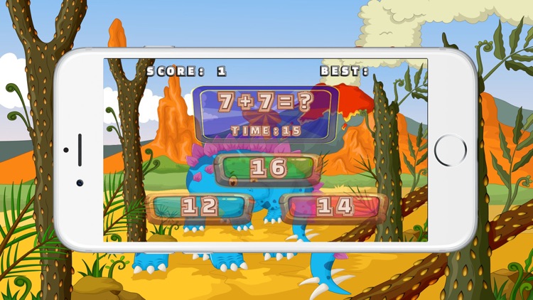 Dinosaur Math Game : Educational For Kid 1st Grade screenshot-4