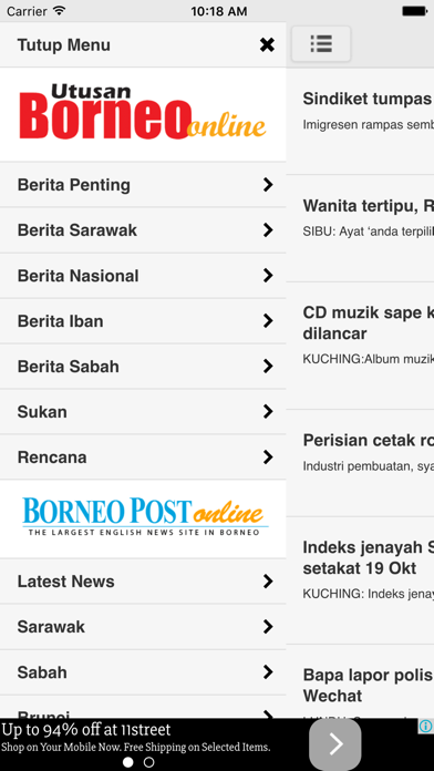 Utusan borneo sabah