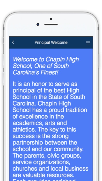 Chapin High School