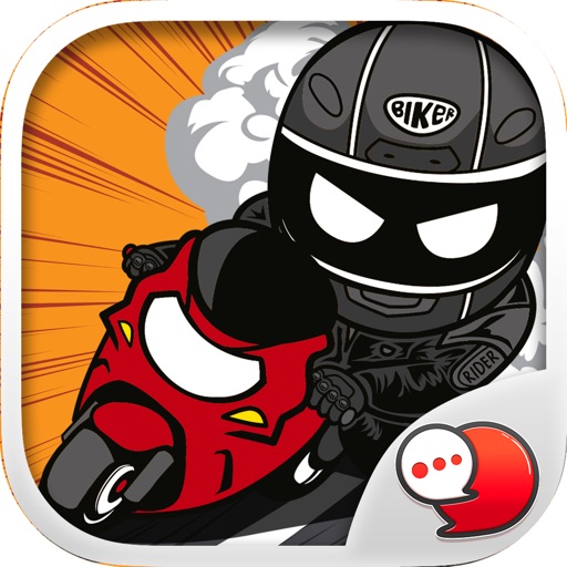 Freeman Rider Stickers Emoji Keyboard By ChatStick