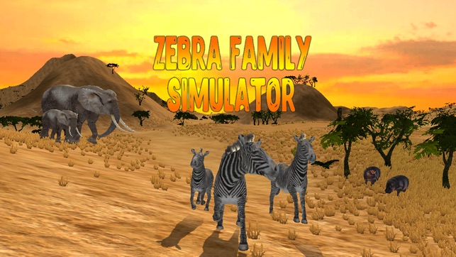 Zebra Family Simulator Full(圖1)-速報App