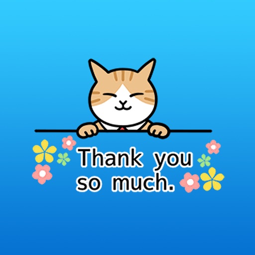Theodore The Talking Cat English Stickers icon