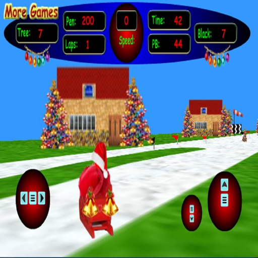 3D Santa's Sleigh Racing icon