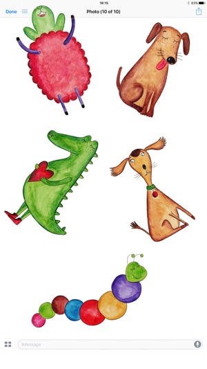 Animals and Farm! Watercolor Stickers(圖1)-速報App