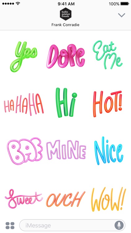 Dope Text Stickers