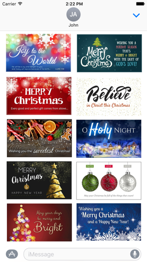 Christmas 2016 Stickers - Christmas Postcards(圖4)-速報App