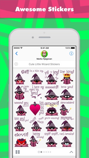 Cute Little Wizard  (Animated) stickers(圖1)-速報App