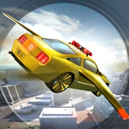 Real Flying Sports Car Driving Simulator Games
