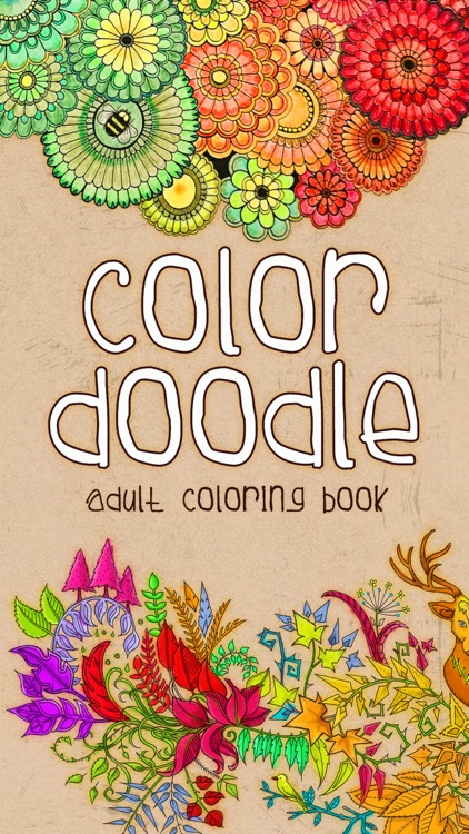 Color Doodle - Adults Coloring Book & Pigment Page
