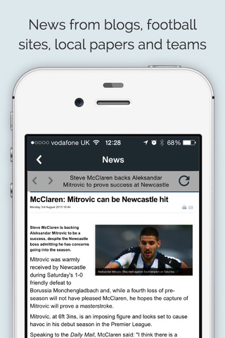 Sport RightNow - Newcastle Edition screenshot 2