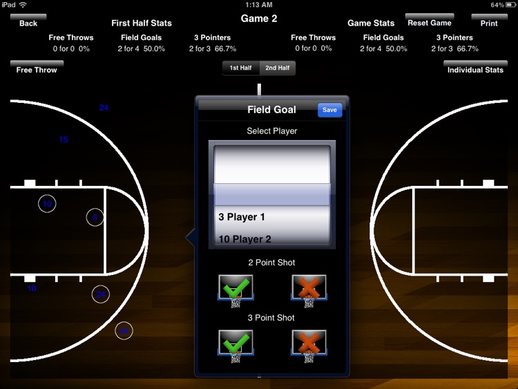 Shot Chart