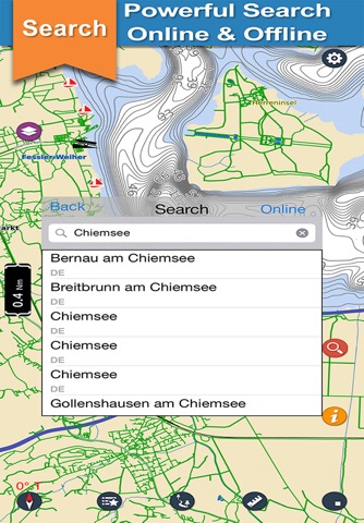 Chiemsee Lake offline nautical chart for boaters screenshot 4