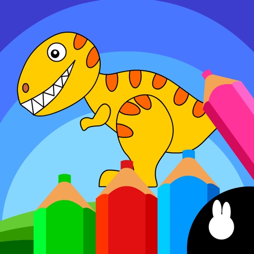 Dinosaur Drawing Jigsaw: Color Doodle Puzzle Game iOS App