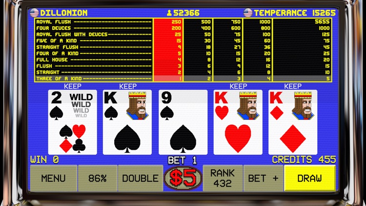 Video Poker Big Win Jackpot screenshot-0