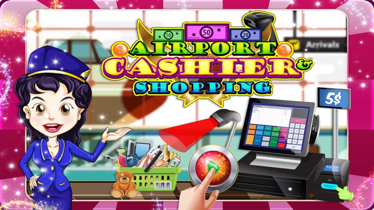 Airport Cashier Shopping & Cash Register Simulator