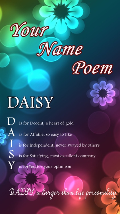 Name Poem : My Name Meaning & My Name Origin screenshot-4