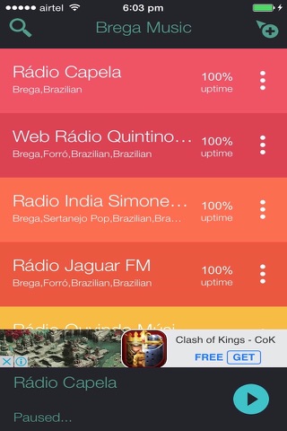 Brega Music Radio Stations screenshot 2