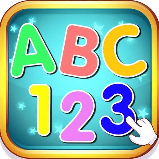 ABC 123 Reading Writing Alphabet Letter and Number Icon