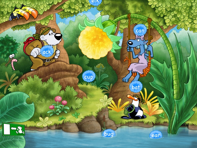 Preschool English: Emil & Pauline in the Jungle screenshot-3