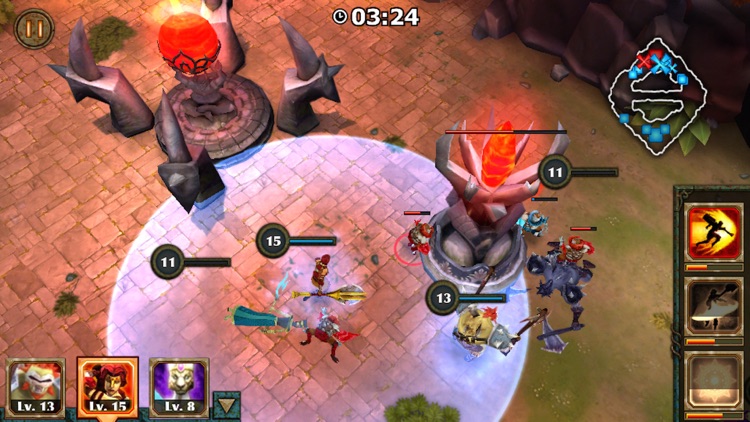Legendary Heroes - offline MOBA screenshot-3
