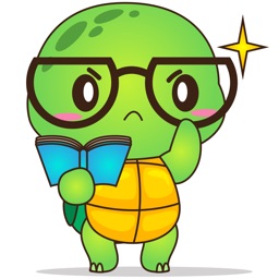 Pura the funny turtle 4 for iMessage Sticker