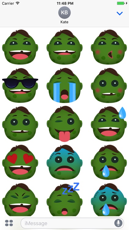 Zombie - Stickers for iMessage