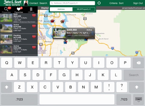 John L. Scott Home Search iPad screenshot 4