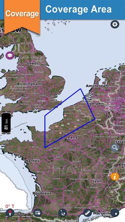 Le Havre Dunkerque offline nautical boating charts